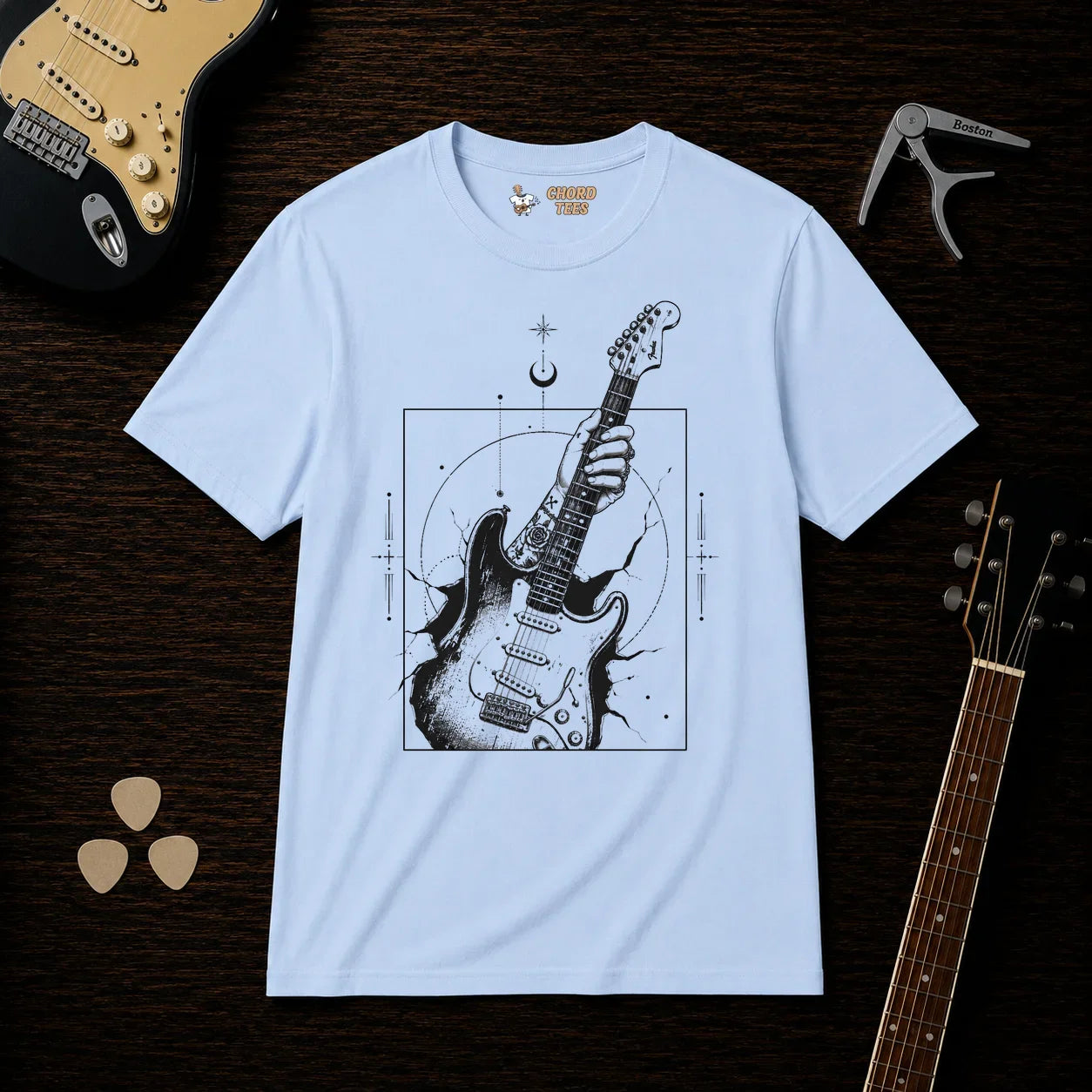 Guitar Square T-Shirt