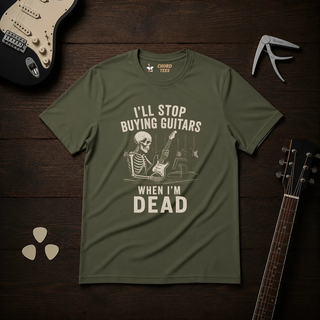 I'll Stop Buying Guitars T-Shirt