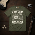 Some Girls Are Just Born With The Music T-Shirt