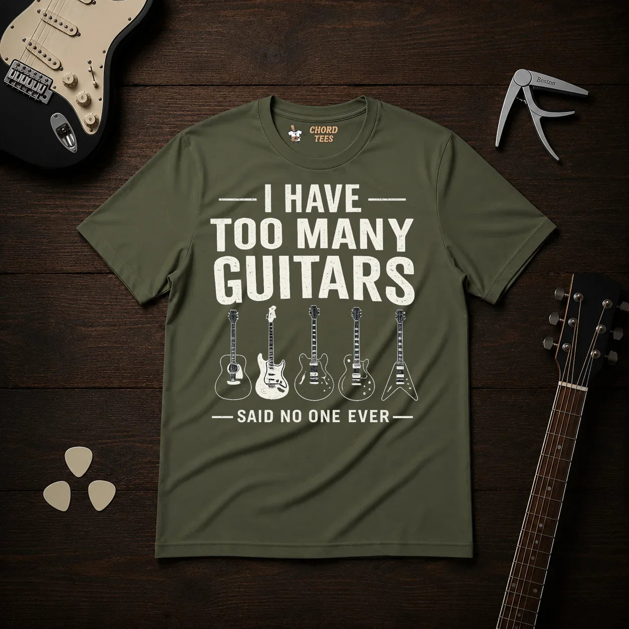 I Have Too Many Guitars T-Shirt