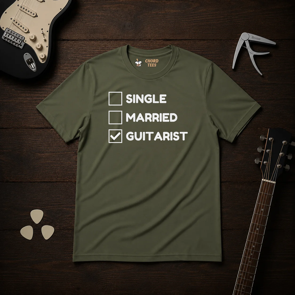 Single Married Guitarist T-Shirt