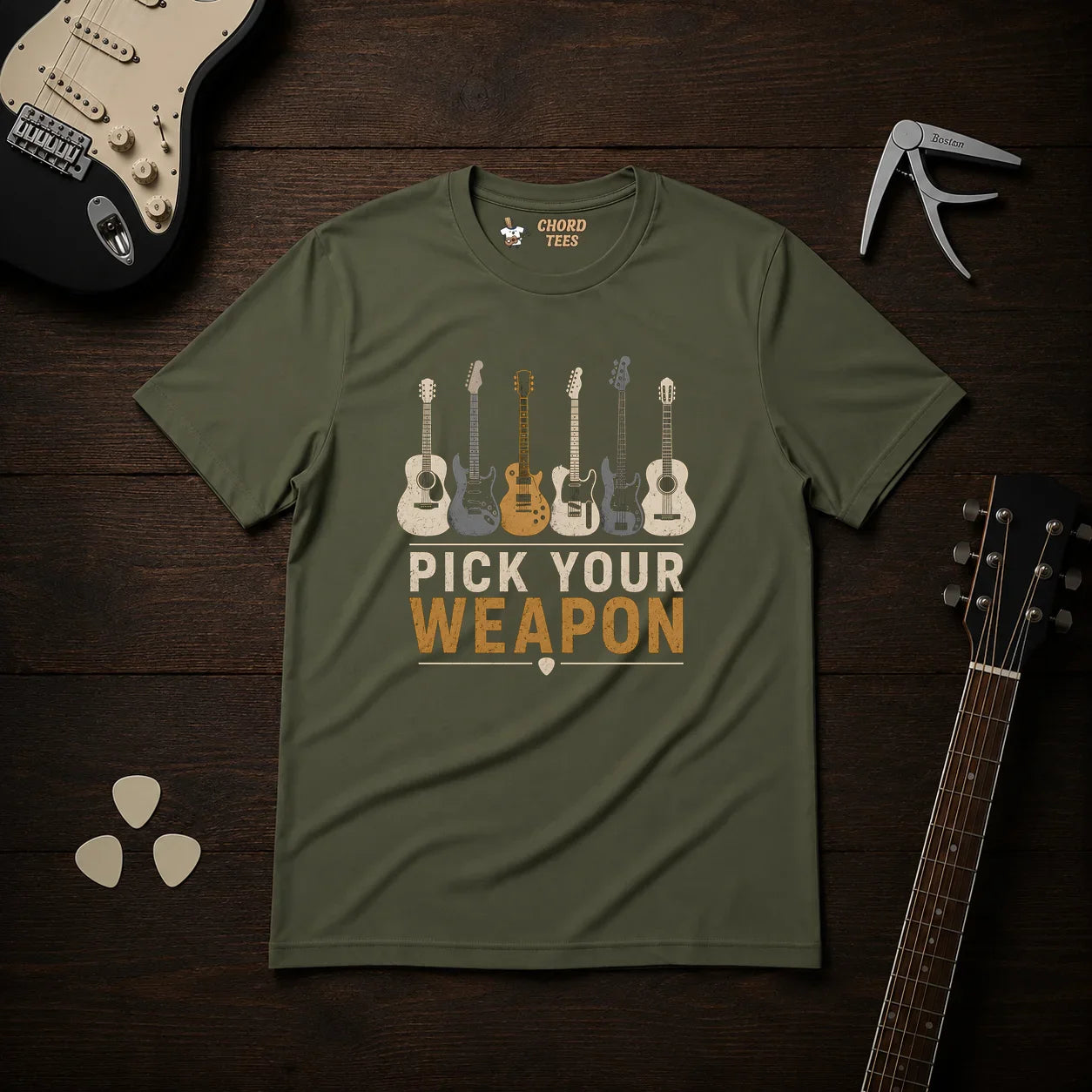 Pick Your Weapon T-Shirt