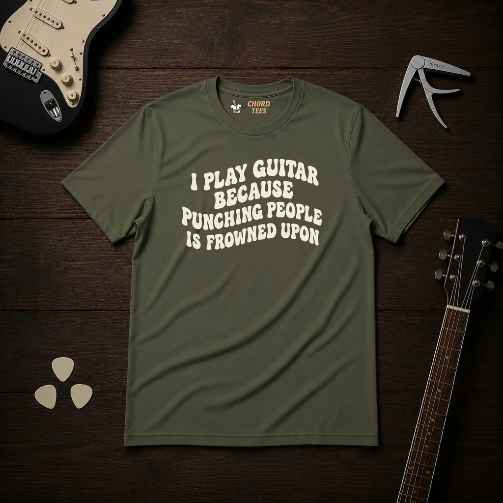 I Play Guitar Because T-Shirt