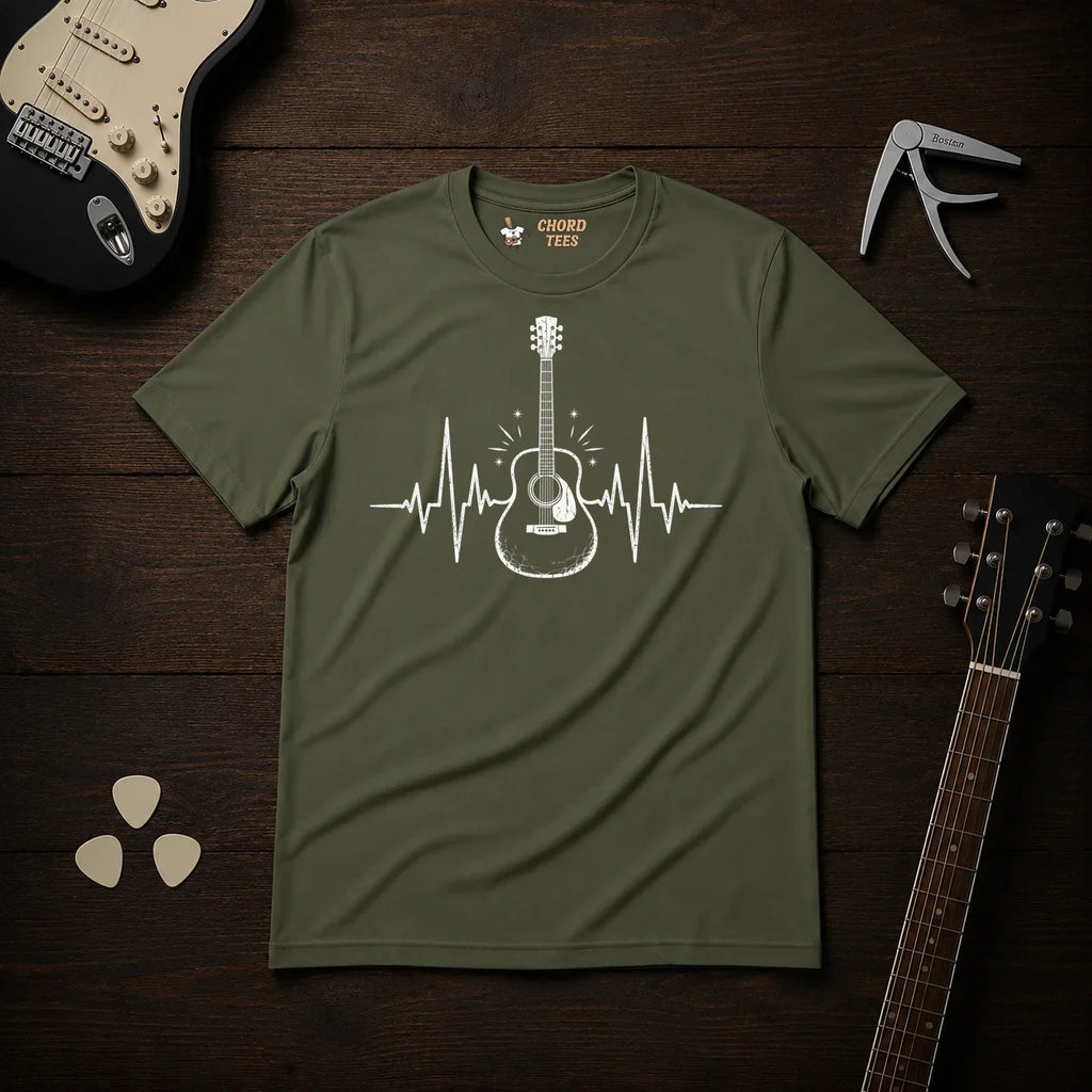Six Strings, One Pulse T-Shirt