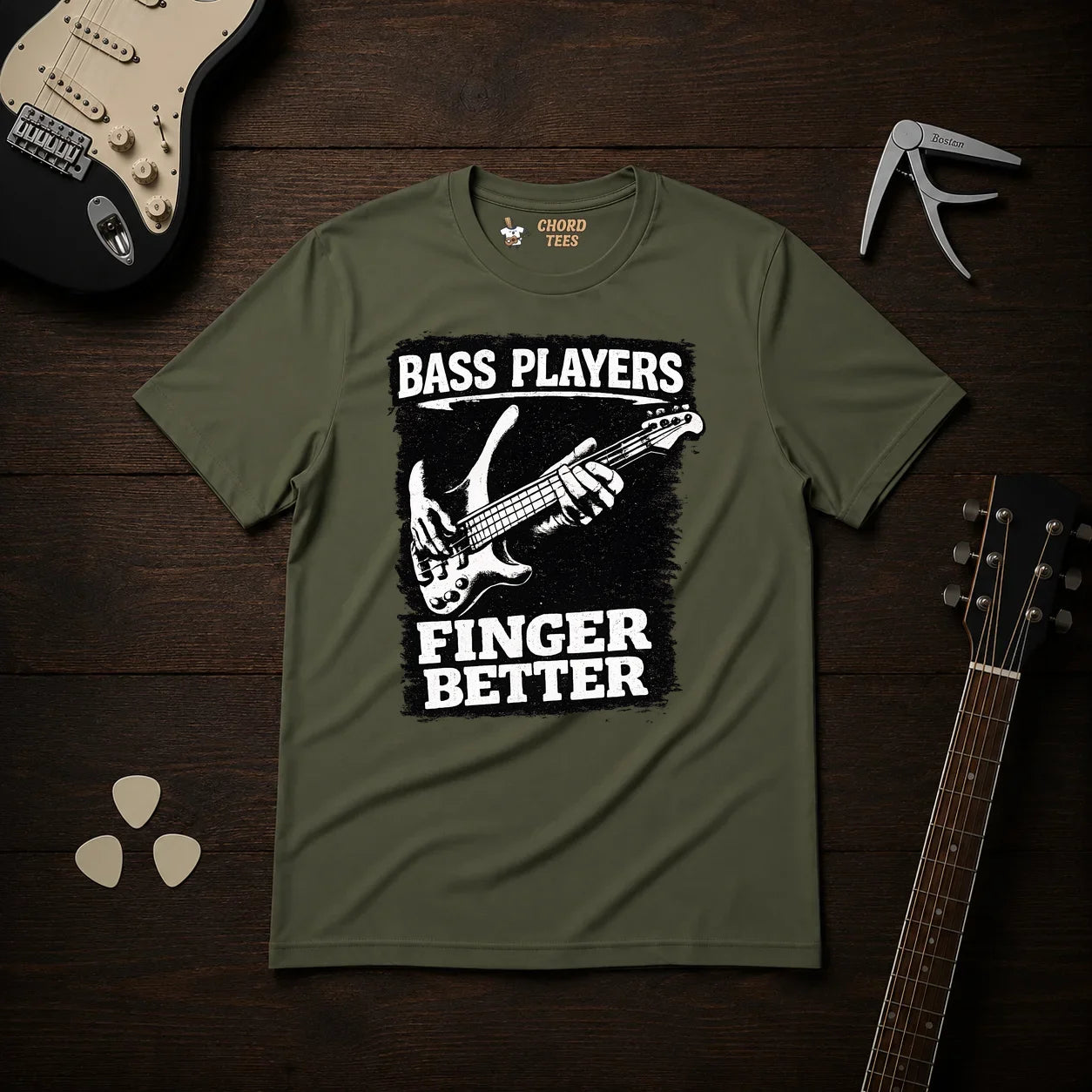 Bass Players Finger Better T-Shirt