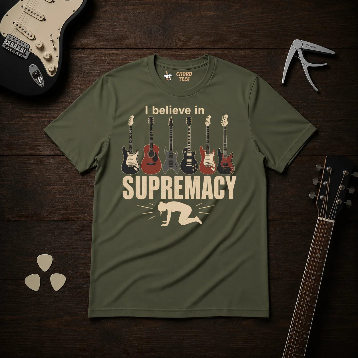 I Believe In Guitar Supremacy T-Shirt