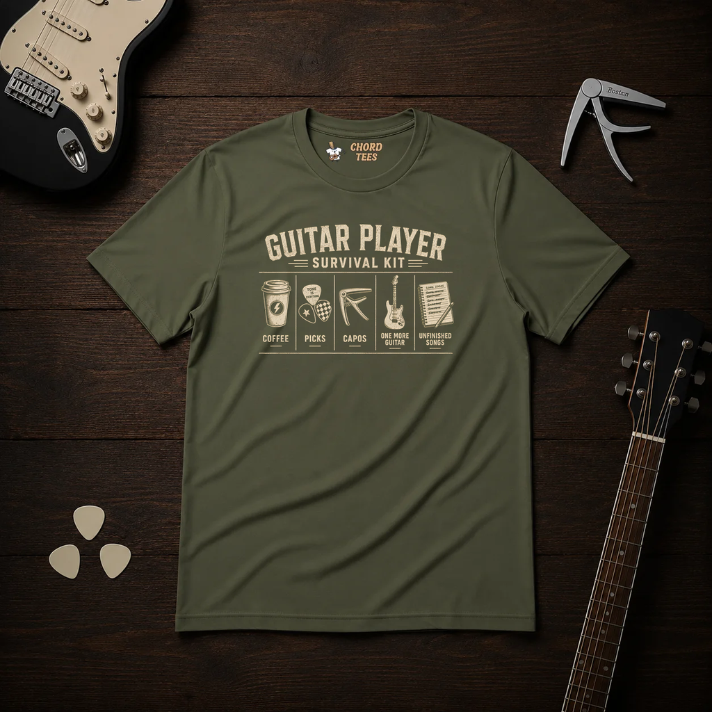 Guitar Player Survival Kit T-Shirt
