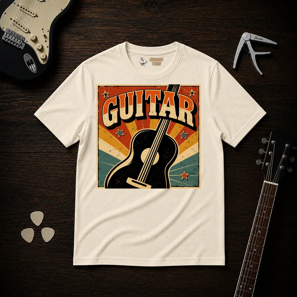 Golden Hour Guitar T-Shirt
