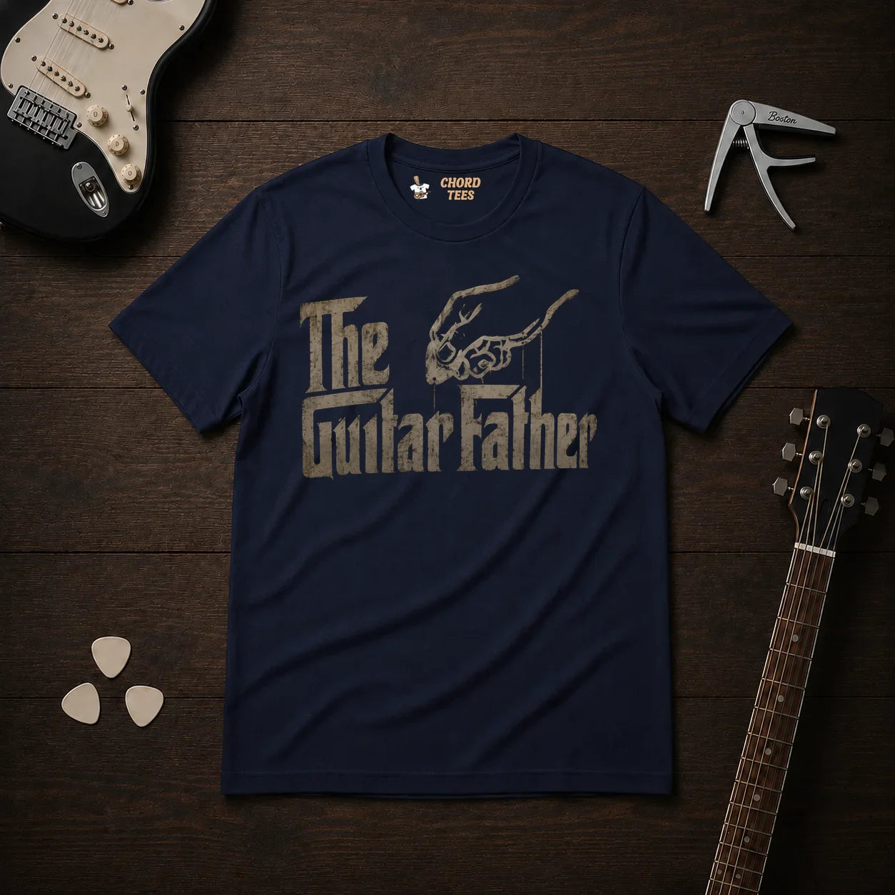The Guitar Father T-Shirt