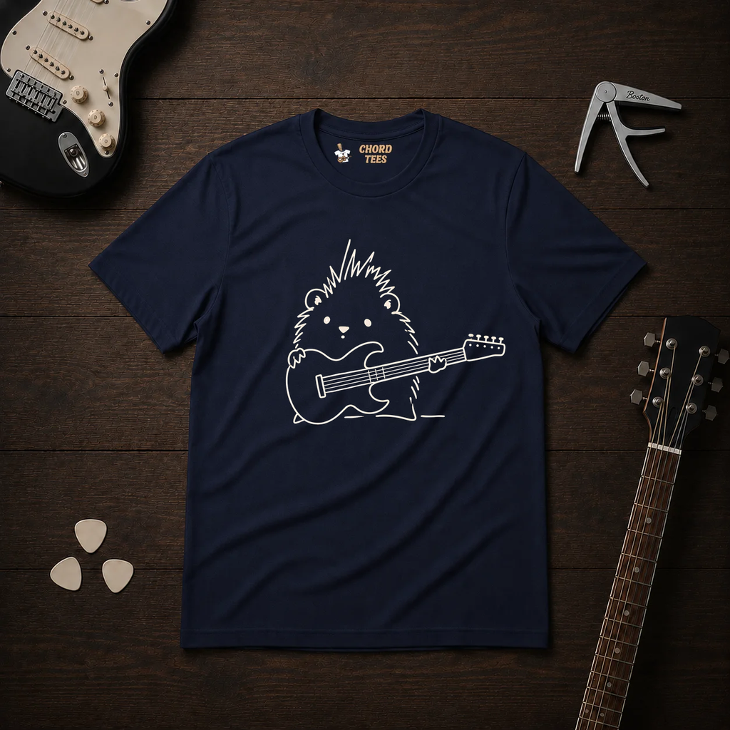 Hedgehog Guitarist T-Shirt