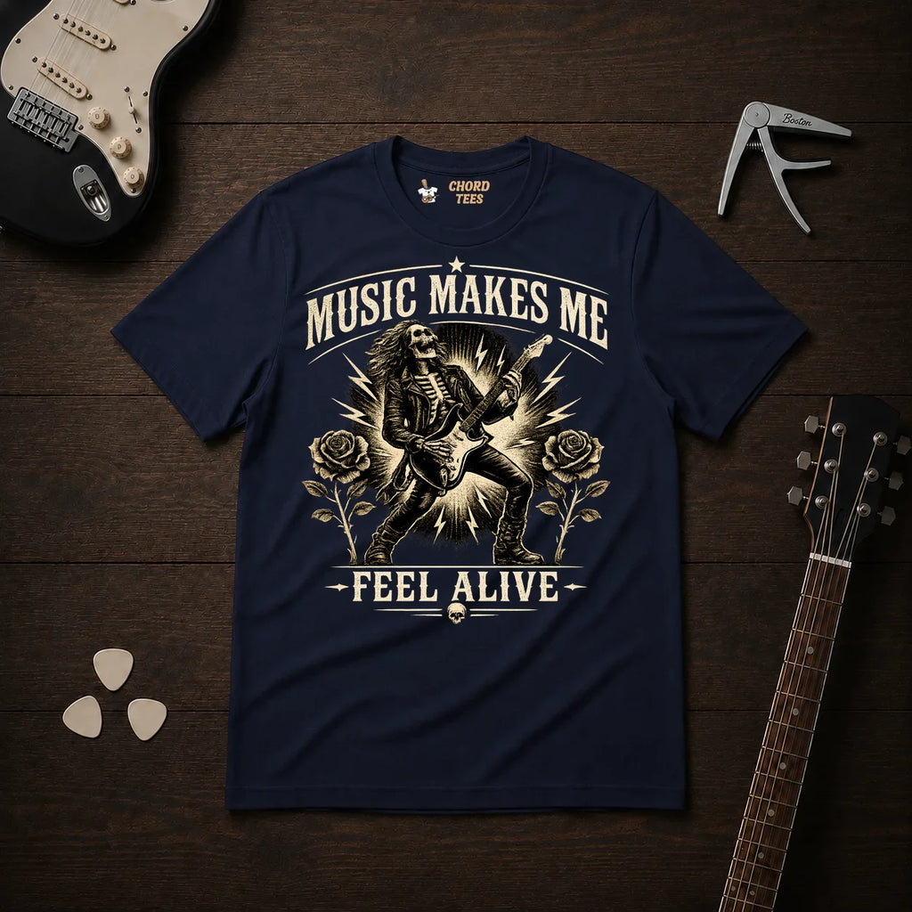 Music Makes Me Feel Alive T-Shirt