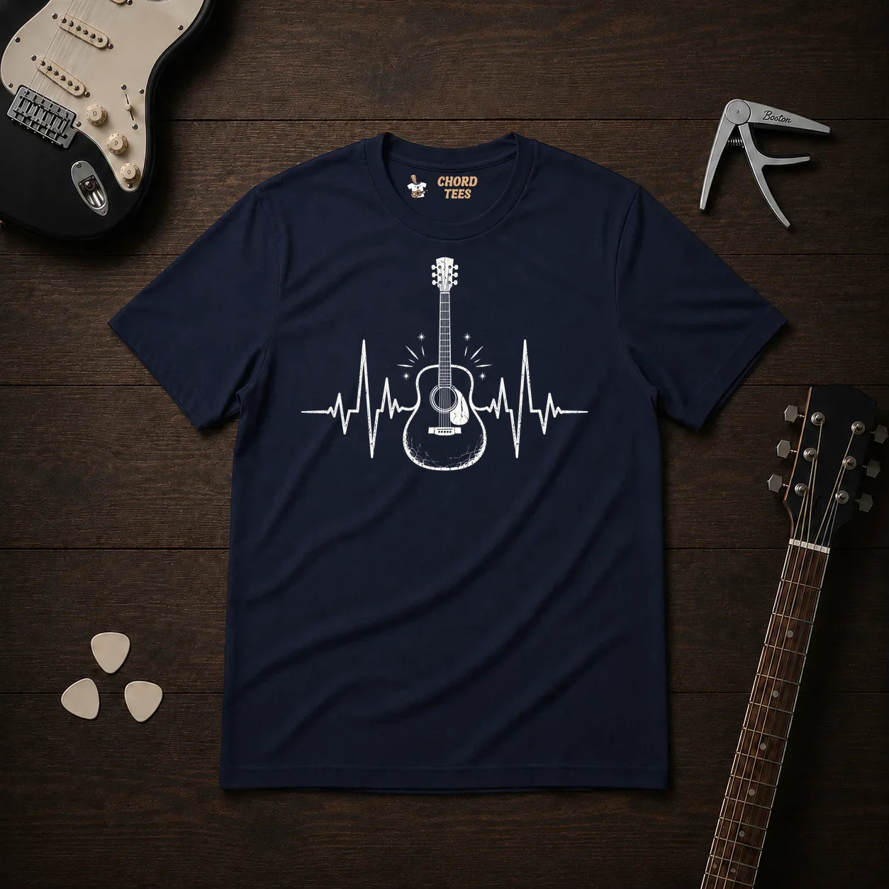 Six Strings, One Pulse T-Shirt