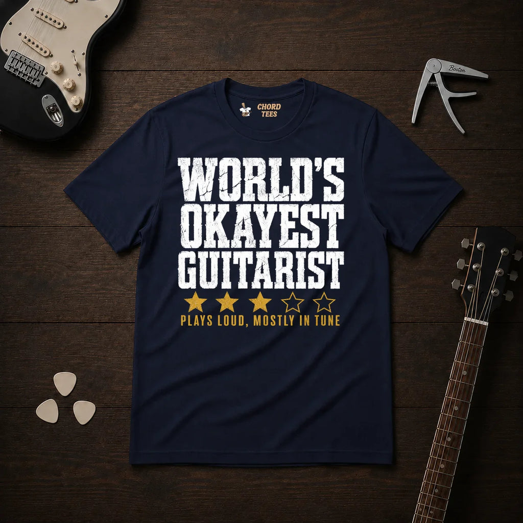 World's Okayest Guitarist T-Shirt