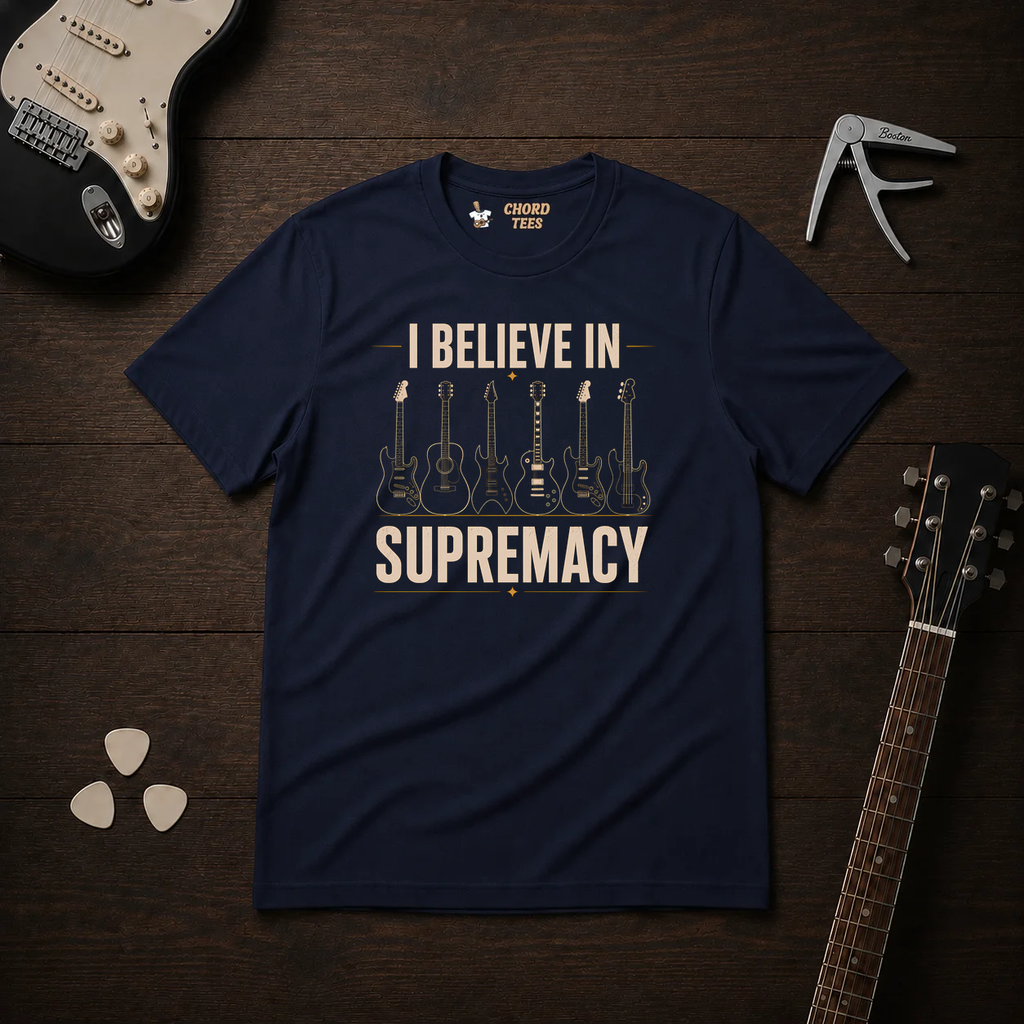 I Believe In Guitar Supremacy T-Shirt