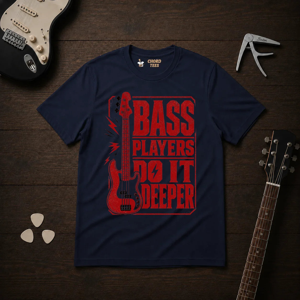 Bass Players Do It Deeper T-Shirt