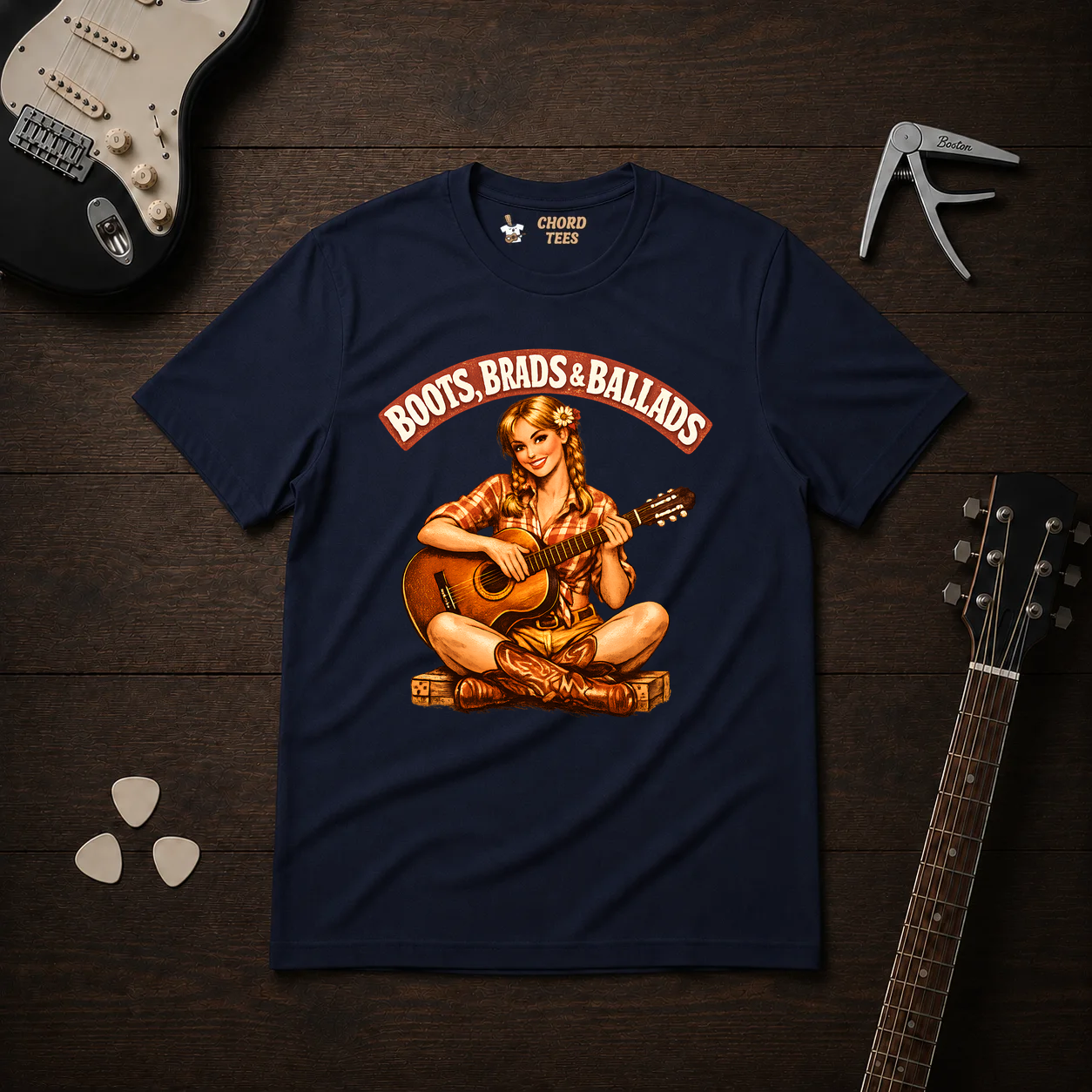 Boots Brads Ballads T-Shirt