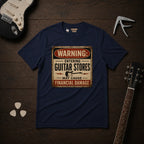 Warning Entering Guitar Stores T-Shirt