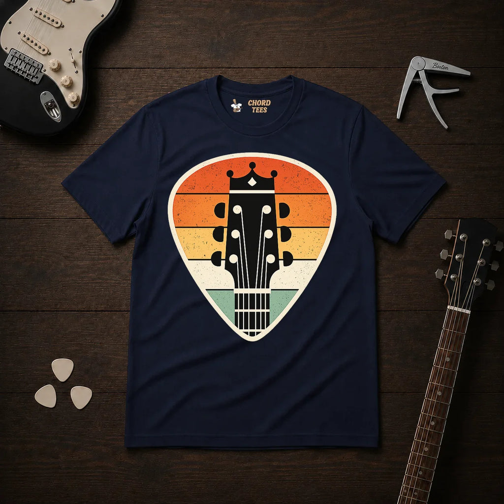 Sunset Guitar Pick T-Shirt