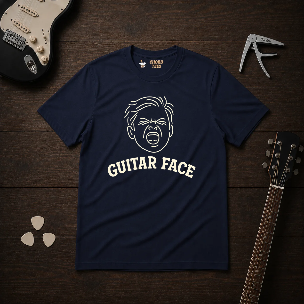 Guitar Face T-Shirt