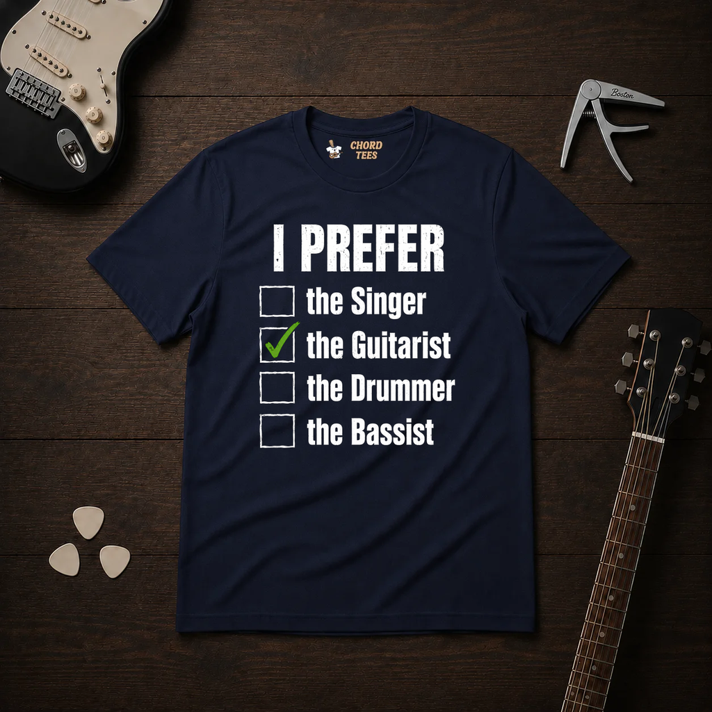 I Prefer The Guitarist T-Shirt