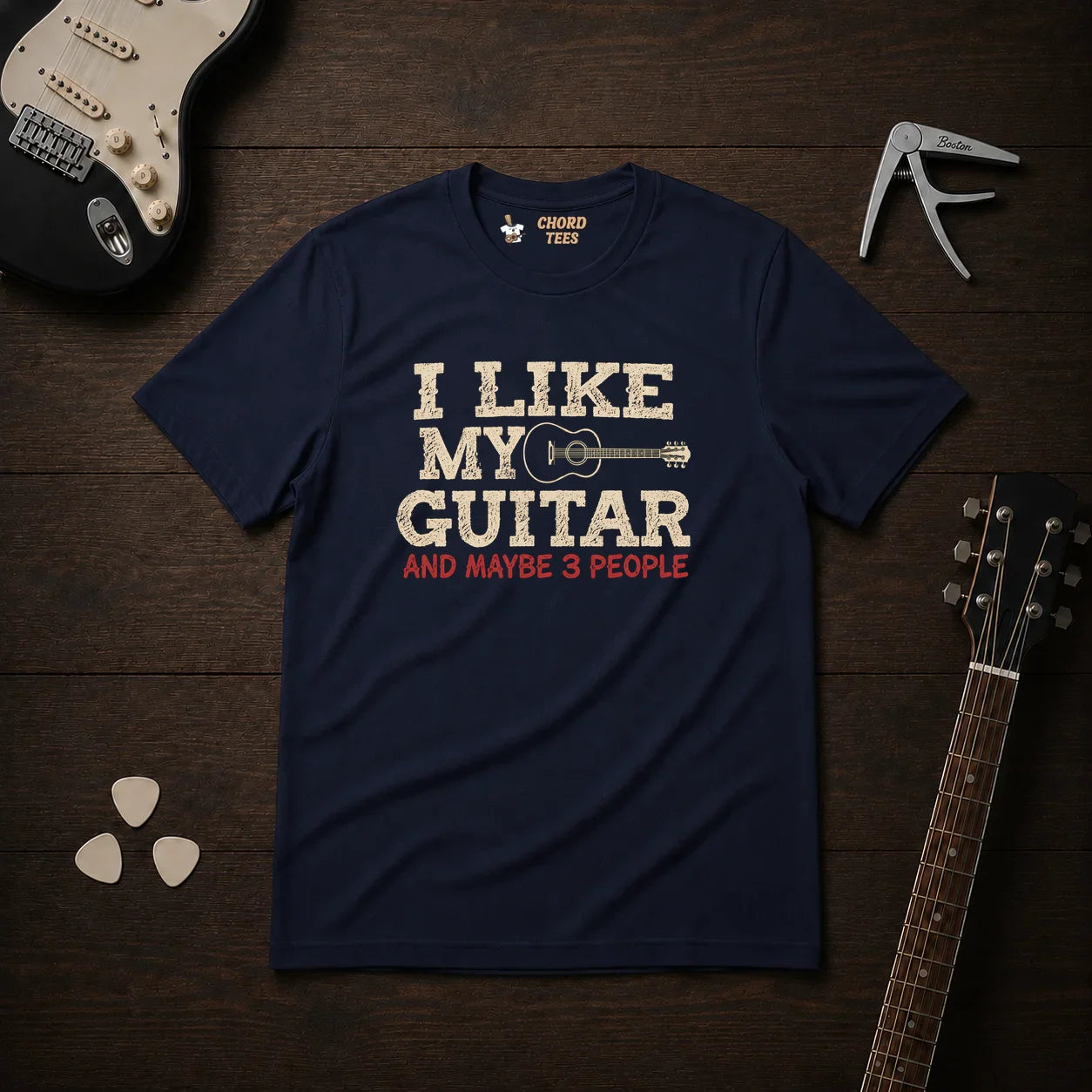 I Like My Guitar T-Shirt