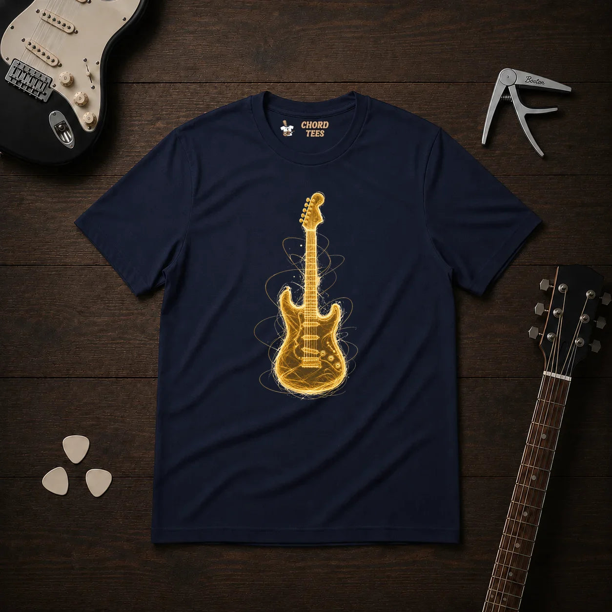 Golden Guitar T-Shirt
