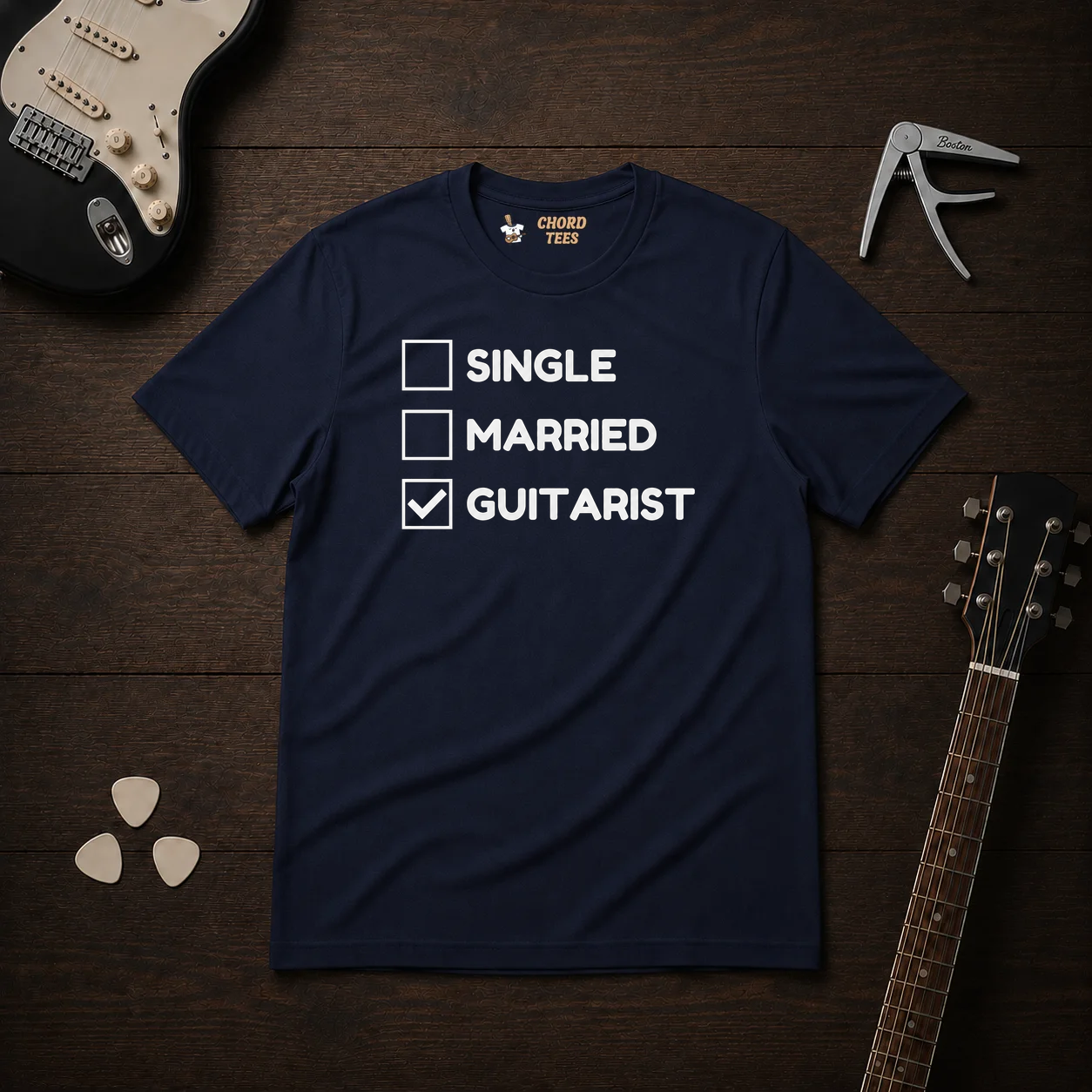 Single Married Guitarist T-Shirt