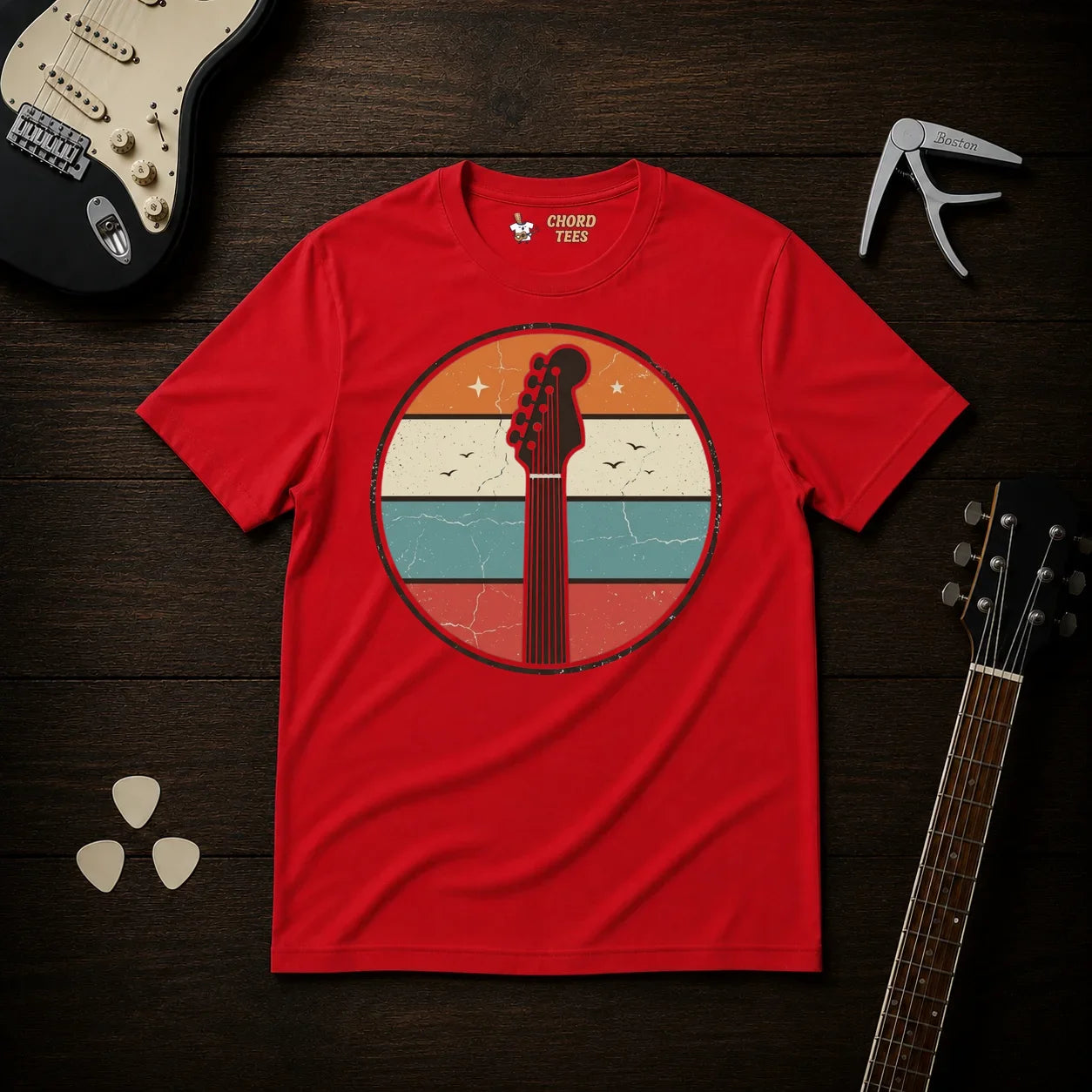 Sunset Frets T-Shirt