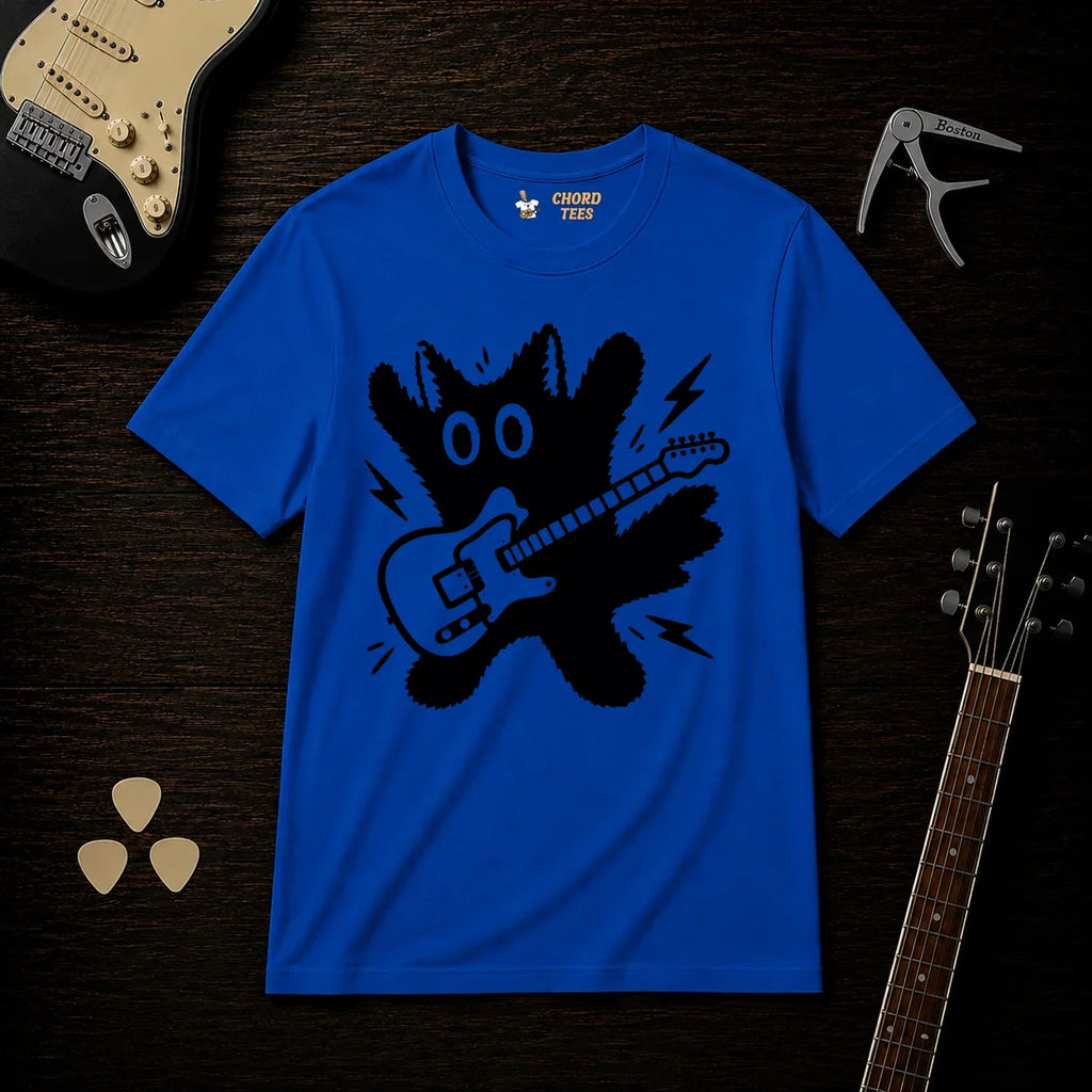 Cat Guitarist T-Shirt