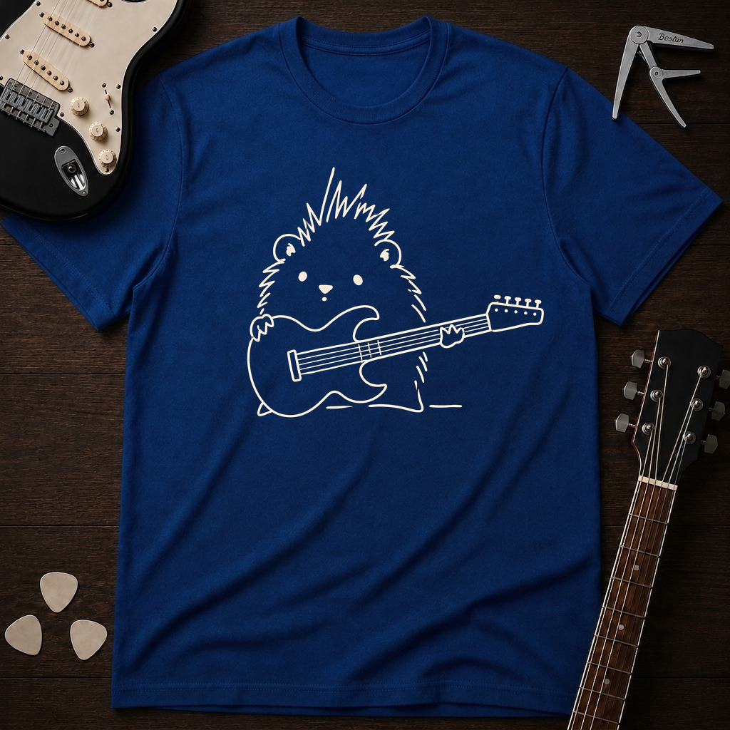Hedgehog Guitarist T-Shirt