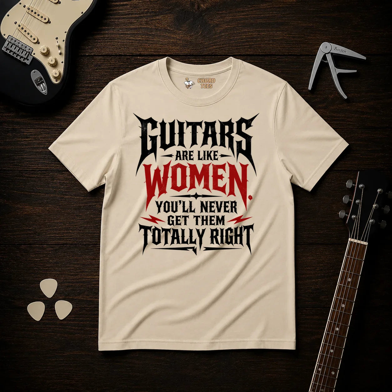 Guitars Are Like Women T-Shirt