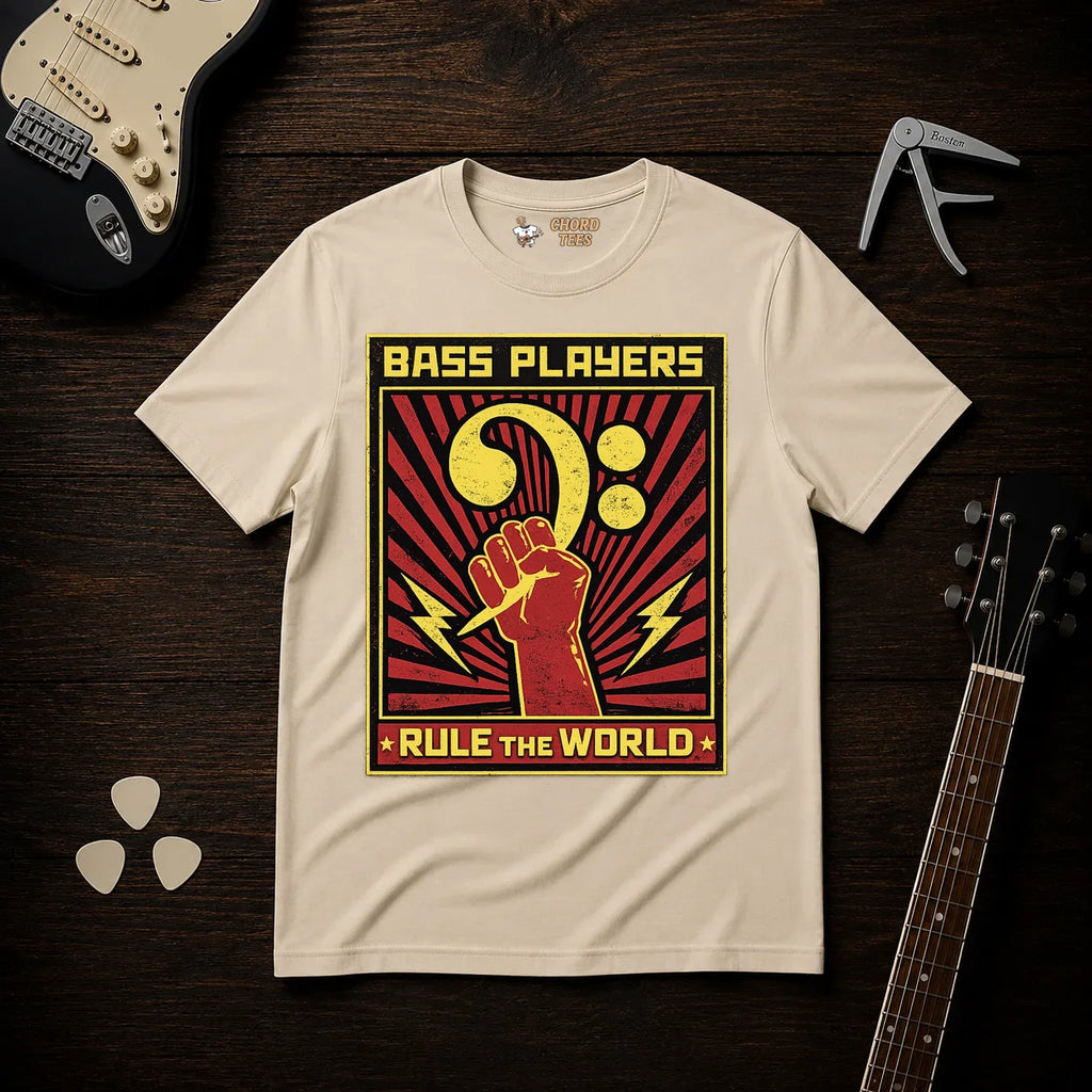 Bass Players Rule The World T-Shirt