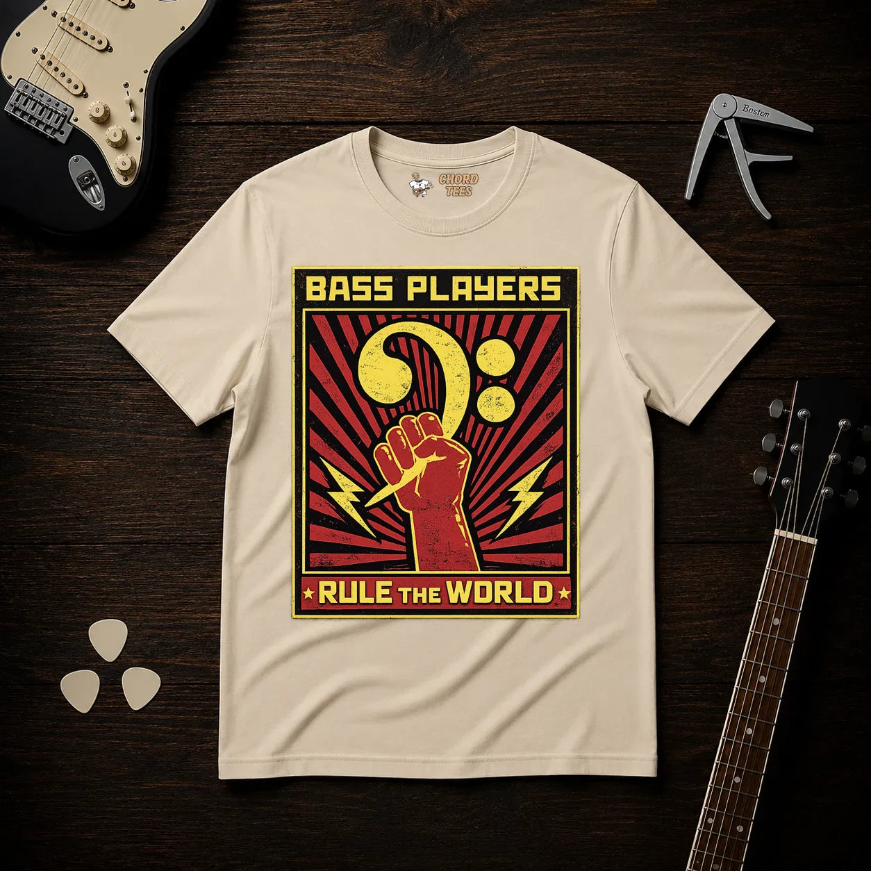Bass Players Rule The World T-Shirt