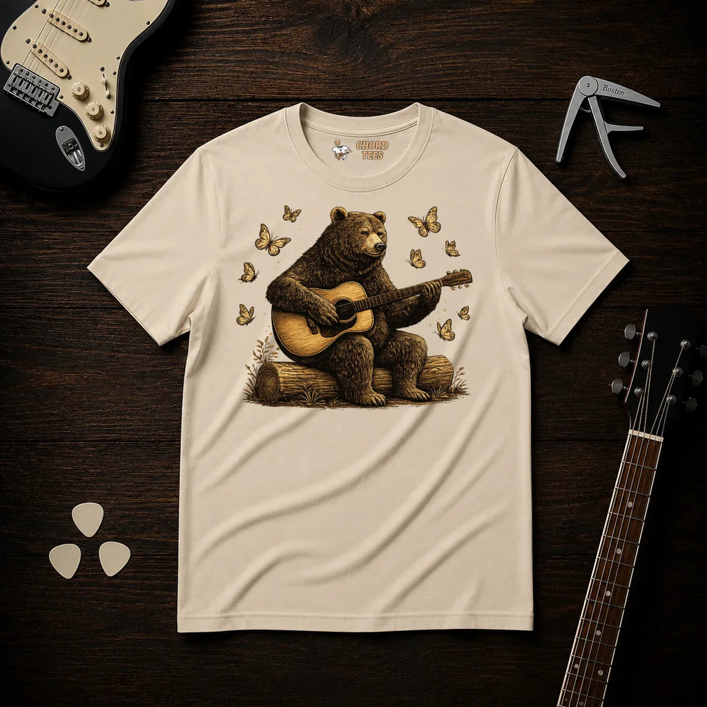 Bear Playing Guitar T-Shirt