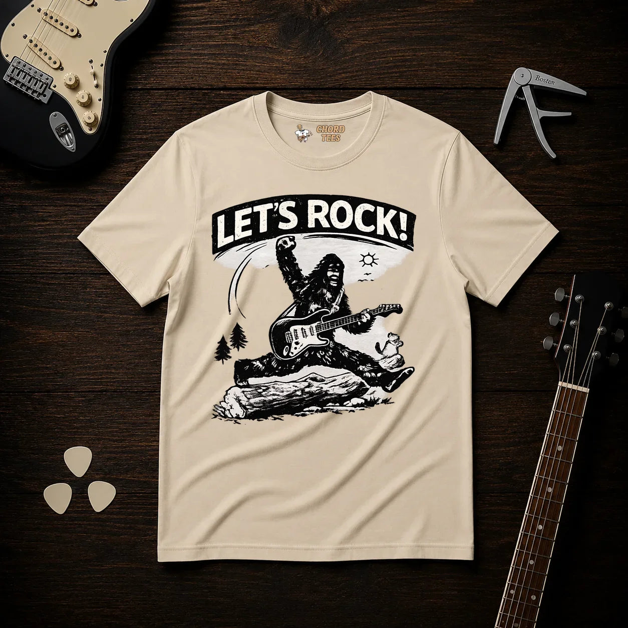 Let's Rock Bigfoot T-Shirt