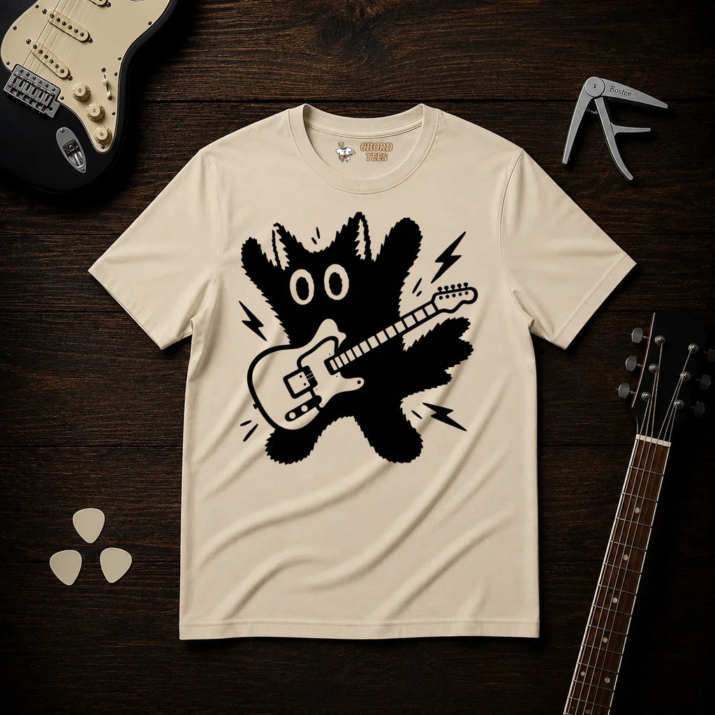 Cat Guitarist T-Shirt