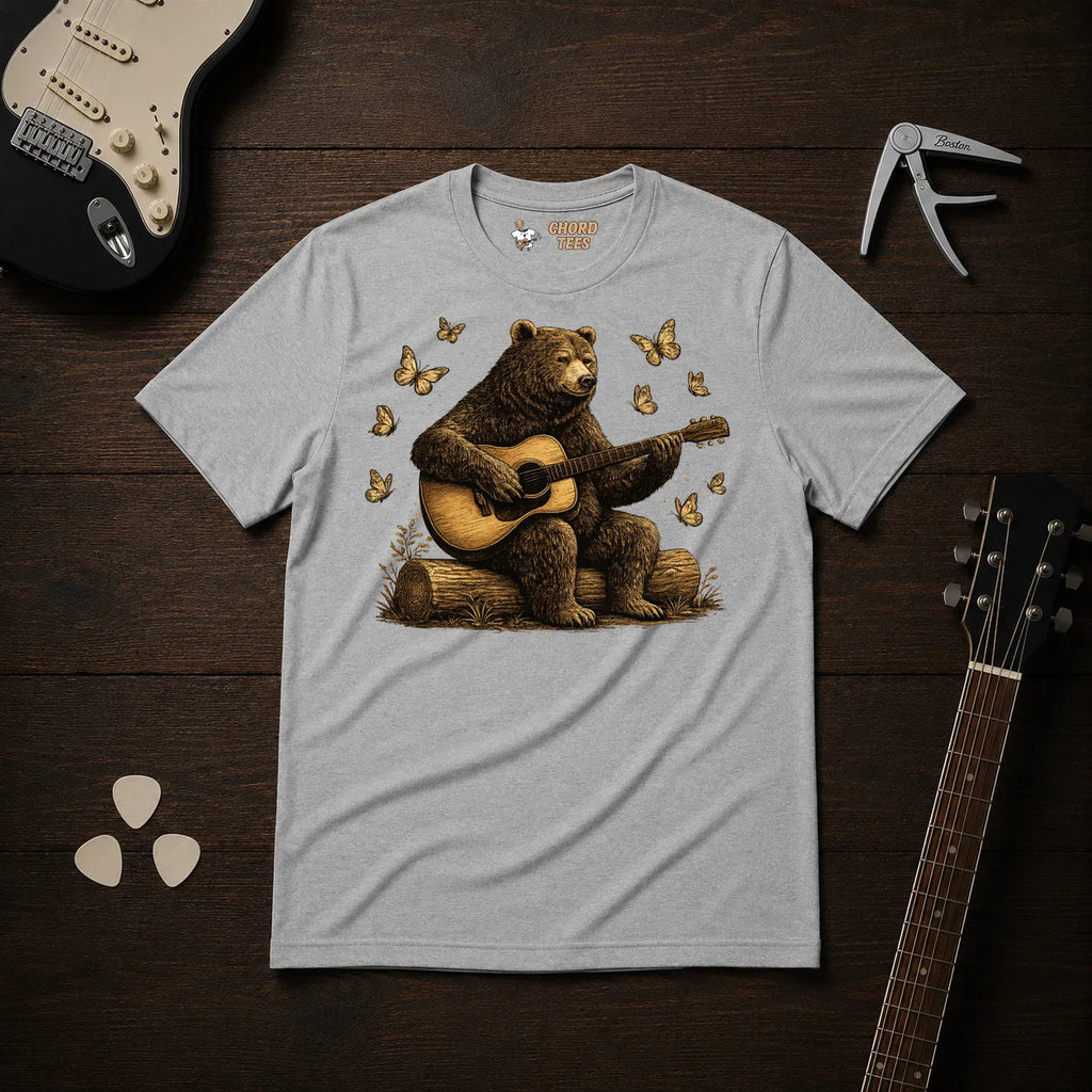Bear Playing Guitar T-Shirt