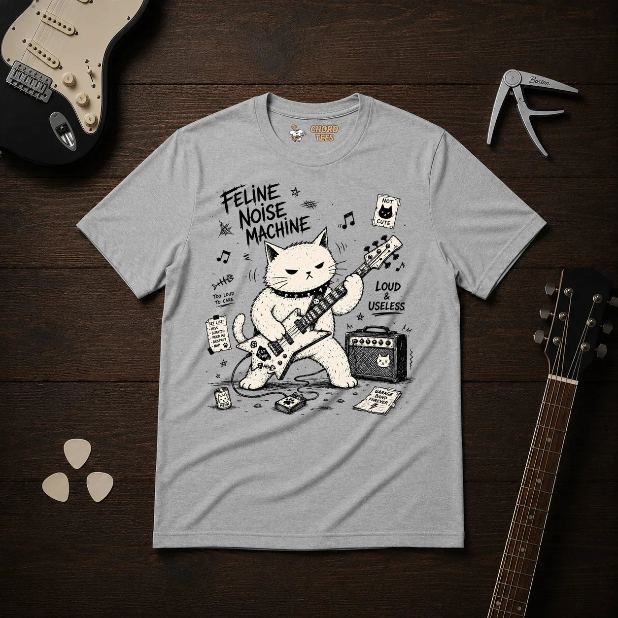 Feline Noise Machine T-Shirt