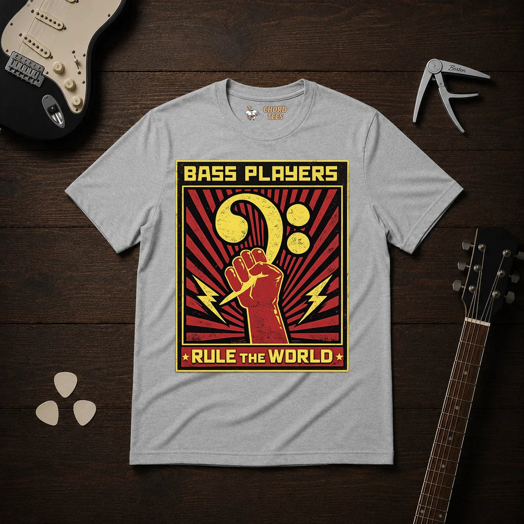 Bass Players Rule The World T-Shirt