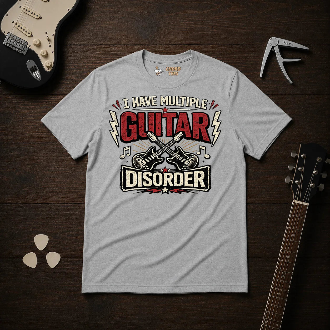 I Have Multiple Guitar Disorder T-Shirt
