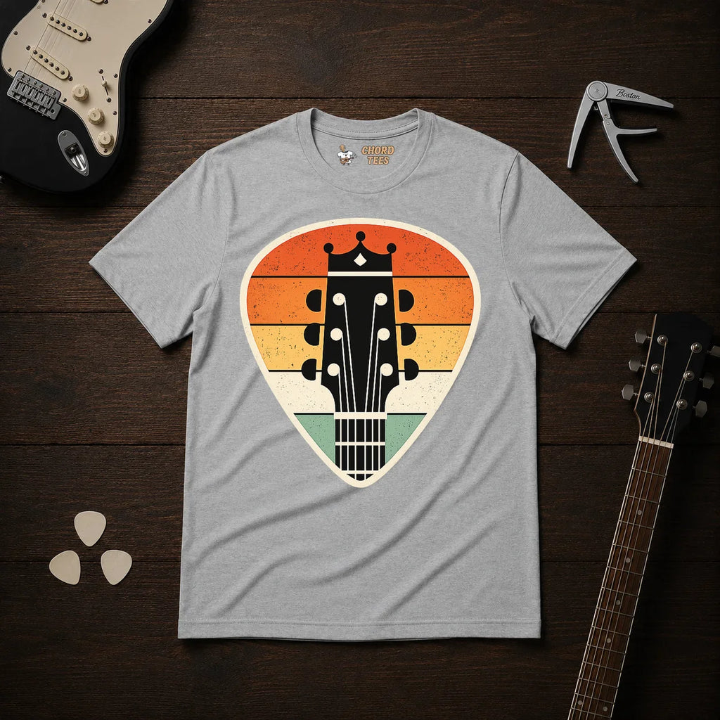 Sunset Guitar Pick T-Shirt