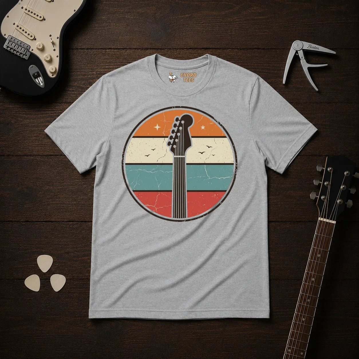 Sunset Frets T-Shirt