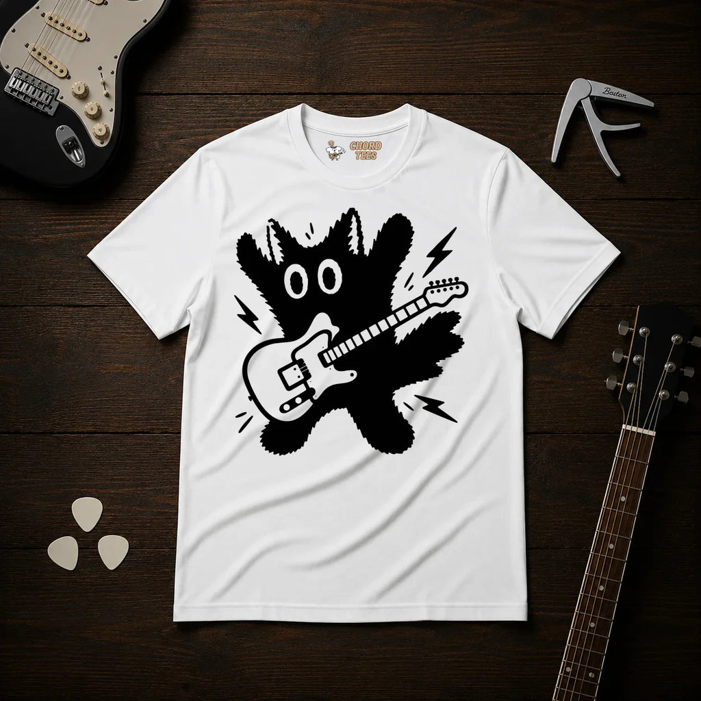 Cat Guitarist T-Shirt