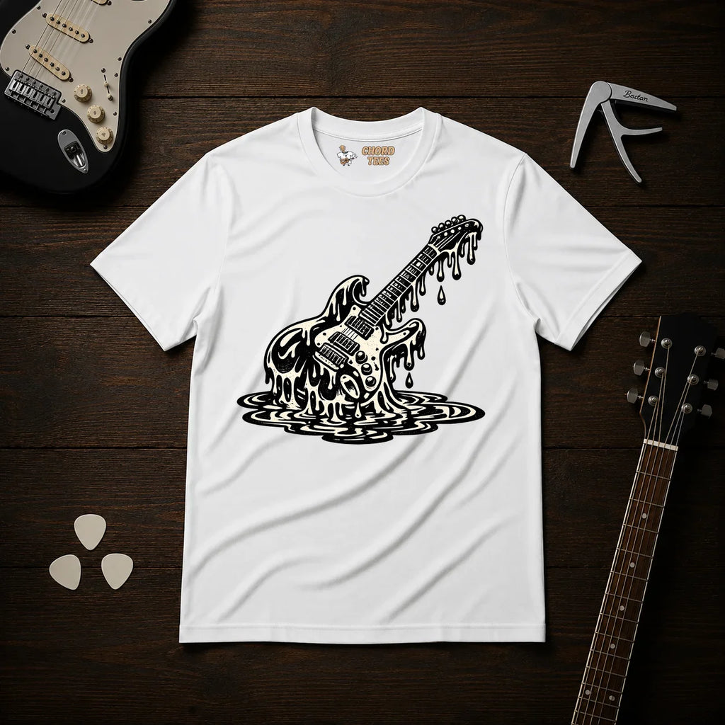 Melting Guitar T-Shirt