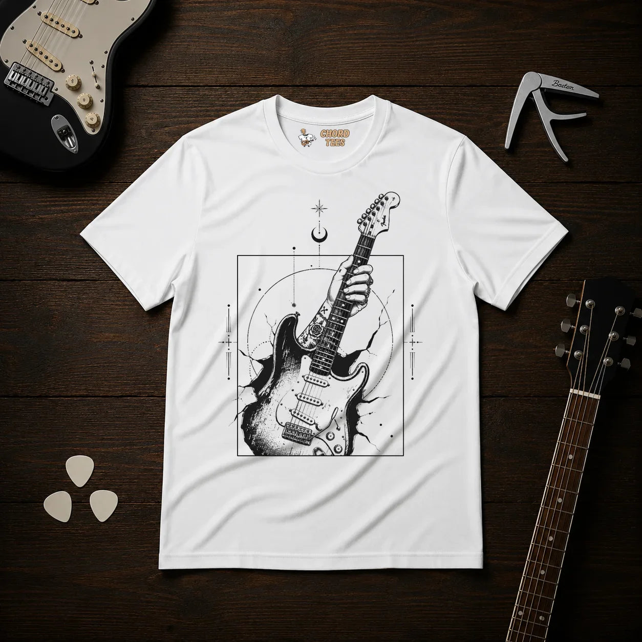 Guitar Square T-Shirt