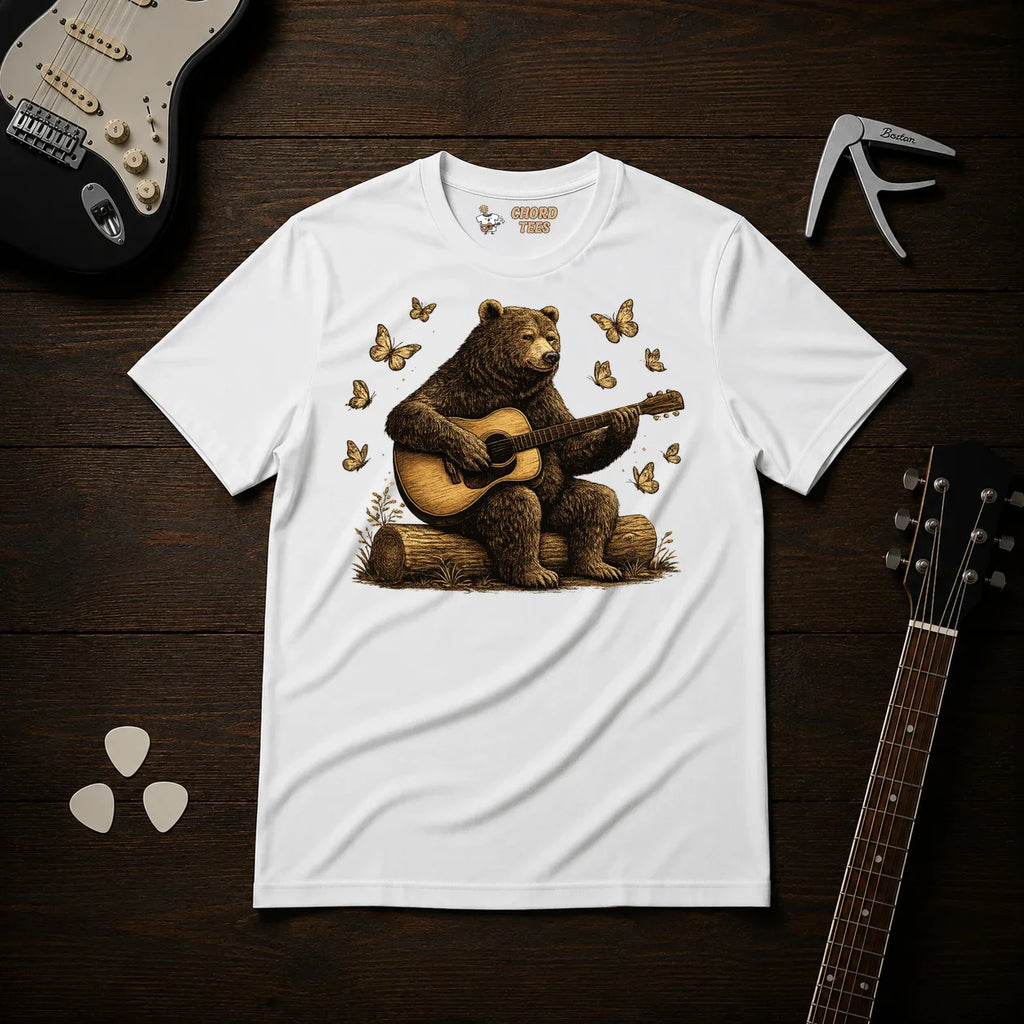 Bear Playing Guitar T-Shirt