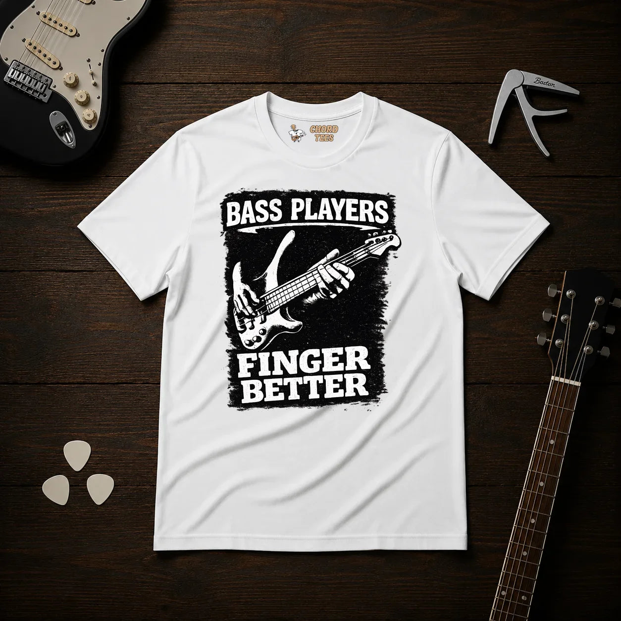 Bass Players Finger Better T-Shirt